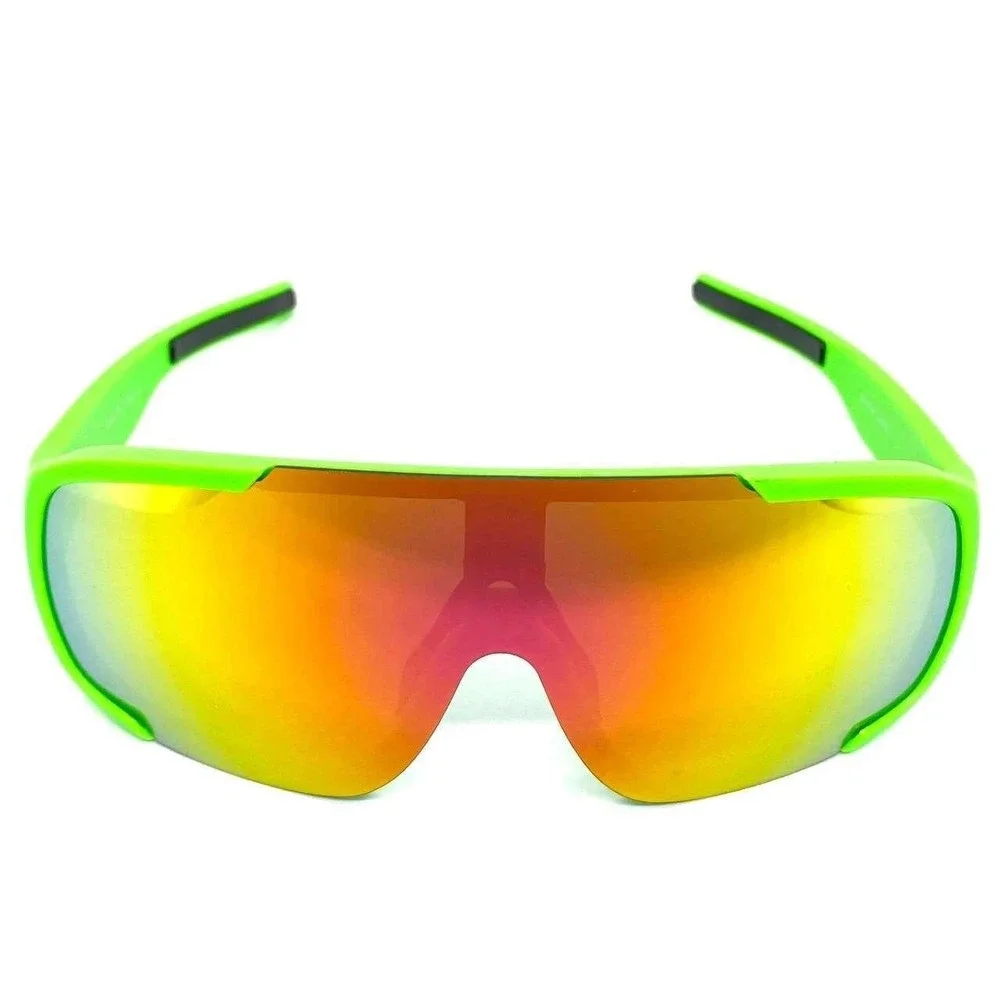Shield Sunglasses Sport Cycling Running UV Protection Neon Green Driving Outdoor